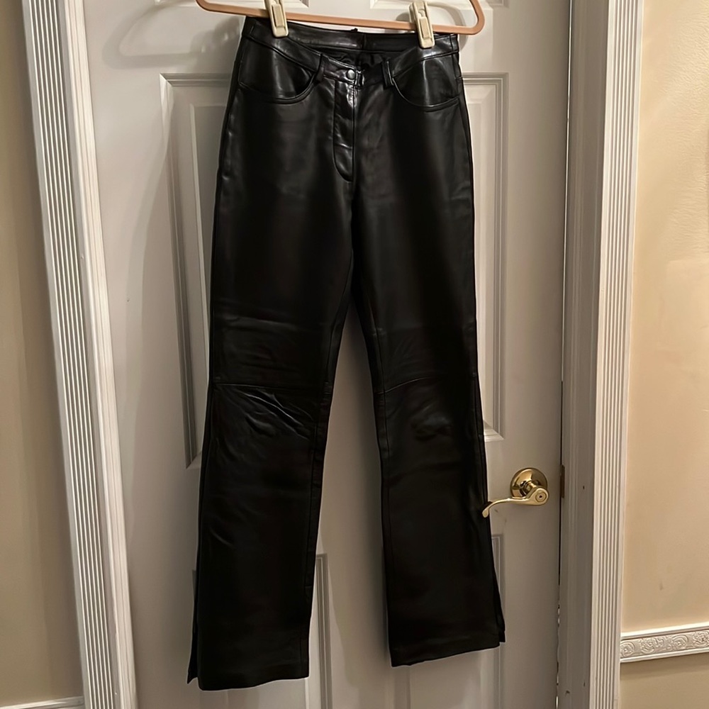 Bebe leather pants. Barely worn.